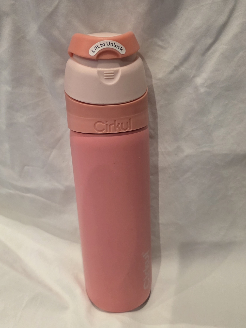 Cirkul 26oz StrawSip Flip Water Bottle Stainless Steel Insulated Pink